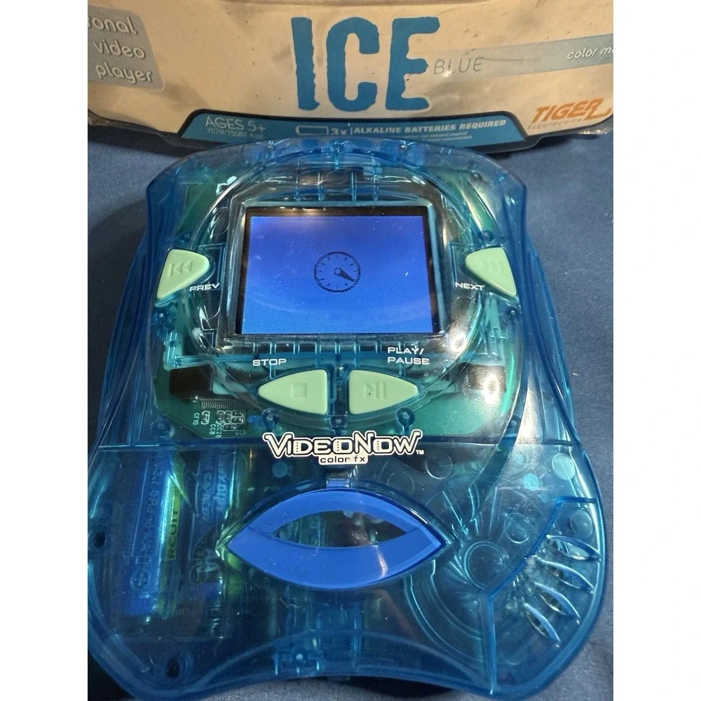 VideoNow Color FX ICE Blue Player No Discs To Test Open Package